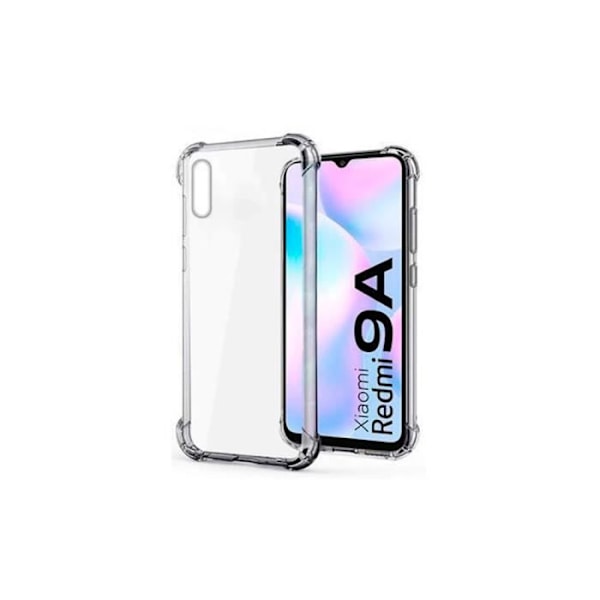 Carcasa Xiaomi Redmi 9A / 9AT hybrid (stötfångare + transparent baksida) Transparent