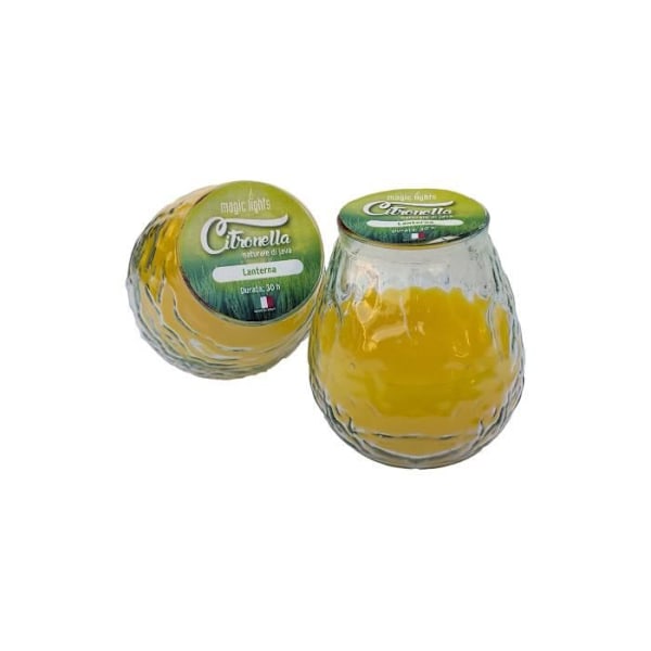 GENERIC - Citrongräs glasljus Ø9,5x10,5cm Magic Lights - MAGIC LIGHTS