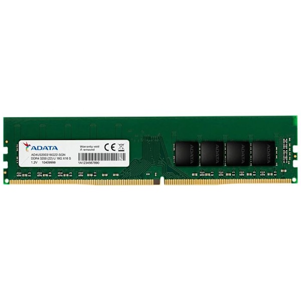 16GB DIMM DDR4 -muistitikku Adata Premier PC4-24000 (3200Mhz) (vihreä)
