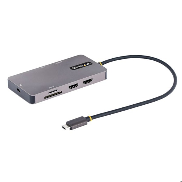 USB Multiport - Startech - 120B-USBC-MULTIPORT - 4K Ultra HD - HDR - 100W Pass-Through