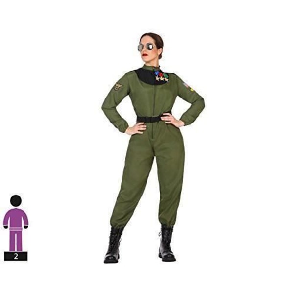 Kostym-Kostymklädsel - ATOSA - Vuxen Pilot - Grön - XS-S - Overall och Bälte