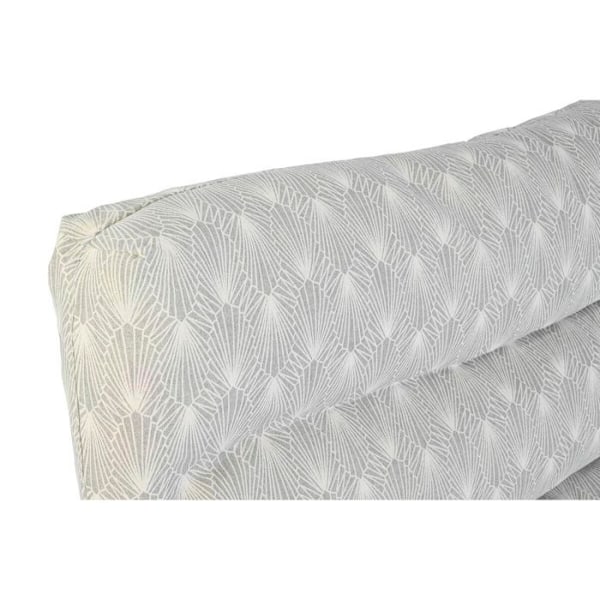 Lattiatyyny - DKD Home Decor - 120x80 cm - Bambua ja Alumiini - Irrotettava päällinen - Nykytaidesuunnittelu vit/grön/ljusgrå