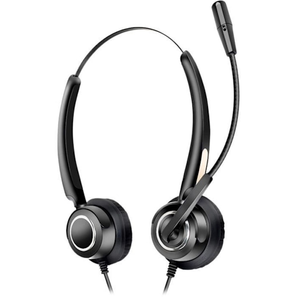 URBAN FACTORY MOVEE headsetmikrofon - On-ear - Kabelansluten - Svart