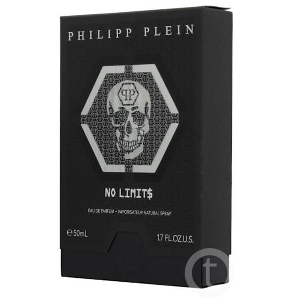 Philip Plein eau de parfum No Limit$ herr 50 ml kryddig svart