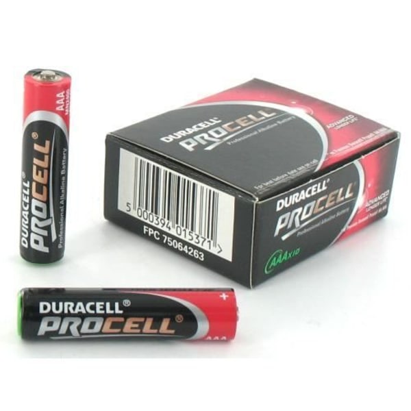 LR03 AAA Duracell Procell -paristo x10