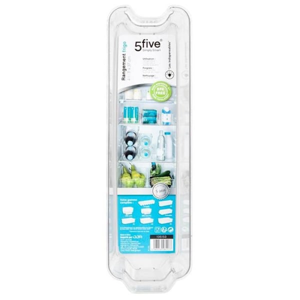 Køleskabsbeholder - Secret de Gourmet - 4L - Polyethylen - Gennemsigtig Transparent
