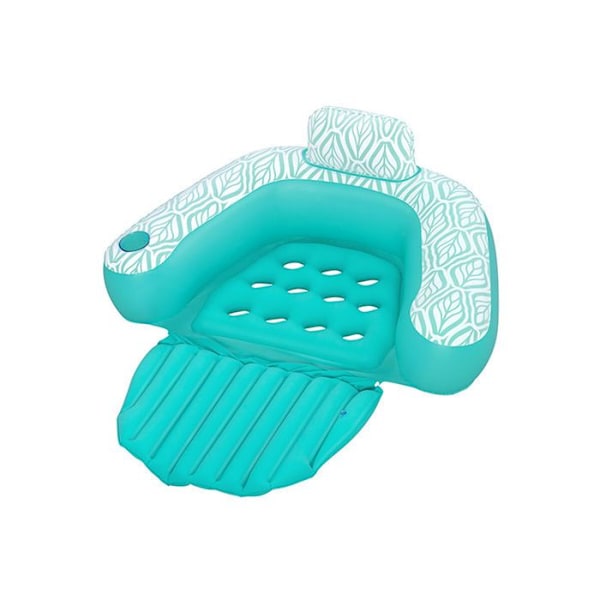 Bestway Comfort Plush uppblåsbar poolstol 145 x 120 cm Blå