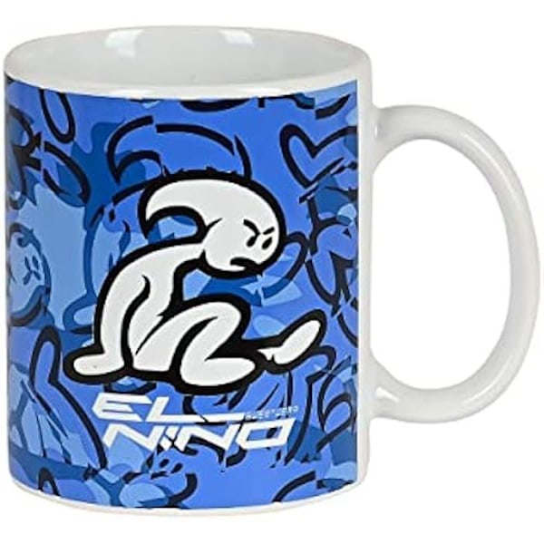 Keramisk mugg - SAFTA - El Niño Blue Bay - 80 x 95 mm - Blå färg Blå