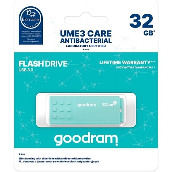 GOODRAM UME3 Care 32 Gt USB 3.0 USB-ASEMA