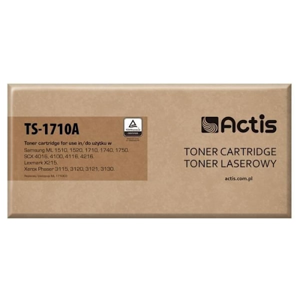 Kompatibel tonerpatron ACTIS TS-1710A - Sort - Ydelse 3000 sider