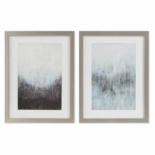 Ram DKD Heminredning Modern Abstrakt (30 x 2 x 40 cm) (2 enheter)