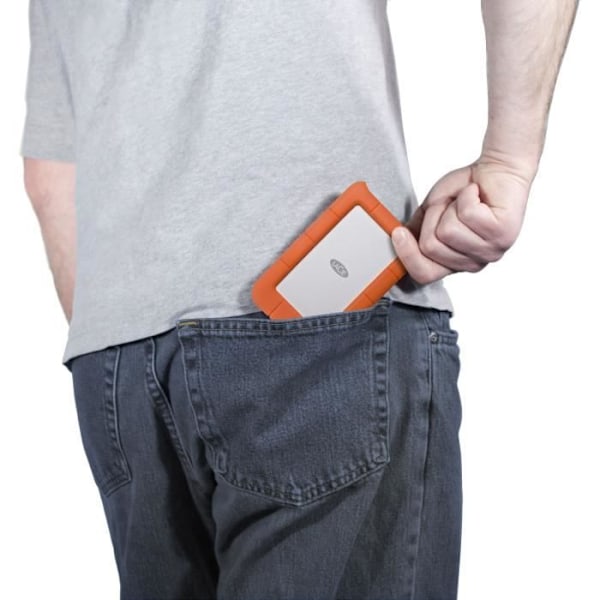 LaCie Rugged Mini 1TB USB3.0 extern hårddisk