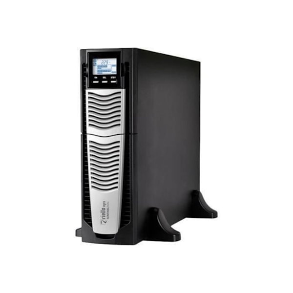 Ondulator - Riello - Sentinel Dual SDU 6000 - 6000 VA - 220-240 V - Enfase - Rackbar. Sort