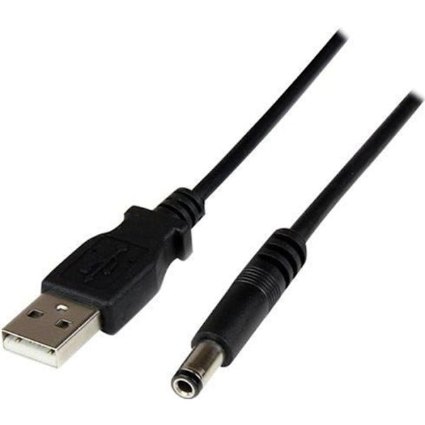 USB-DC-tyyppi N 5V virtajohto - 1 m - USB - 5,5 mm tasavirtajohto 5 V - 1 m - USB2TYPEN1M