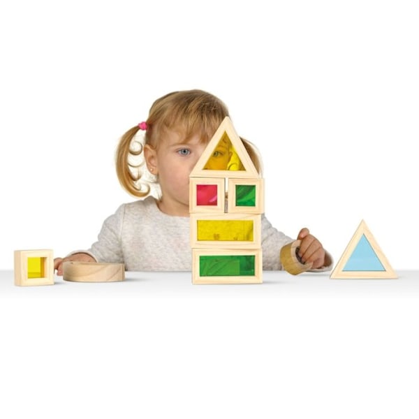 Cayro - Farvede blokke Beige