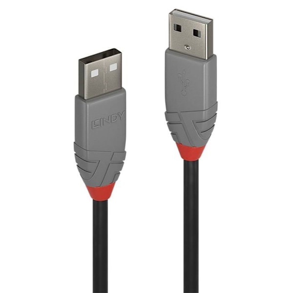 USB 2.0 LINDY Anthra Line 5m - Dobbelt skjold, ledere i korrosionsbestandig kobber