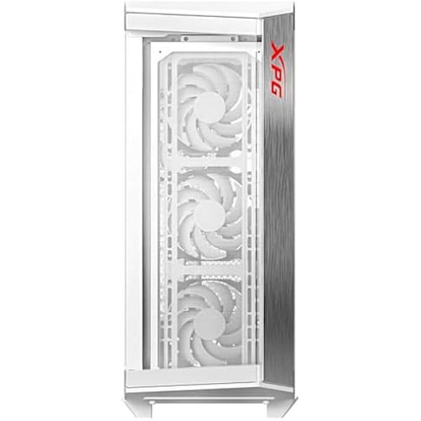 Gamerskab - XPG - BATTLECRUISER II - E-ATX - 4 ARGB fans - Hvidt hærdet glas