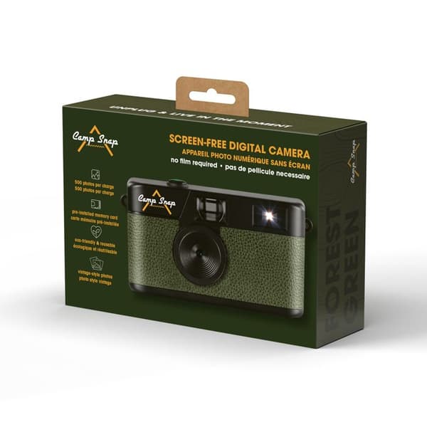 Digitalkamera - CAMP SNAP - Snap - Kompakt - 2000 fot - Utan skärm Grå