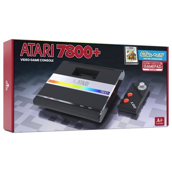 Salon konsol - Atari - 7800 - Rétrogaming - Sort - Standard udgave