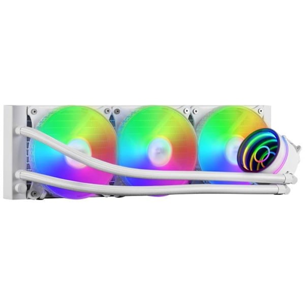 Mars Gaming ML-One RGB AIO-vandkølingssæt - 360 mm (hvid)