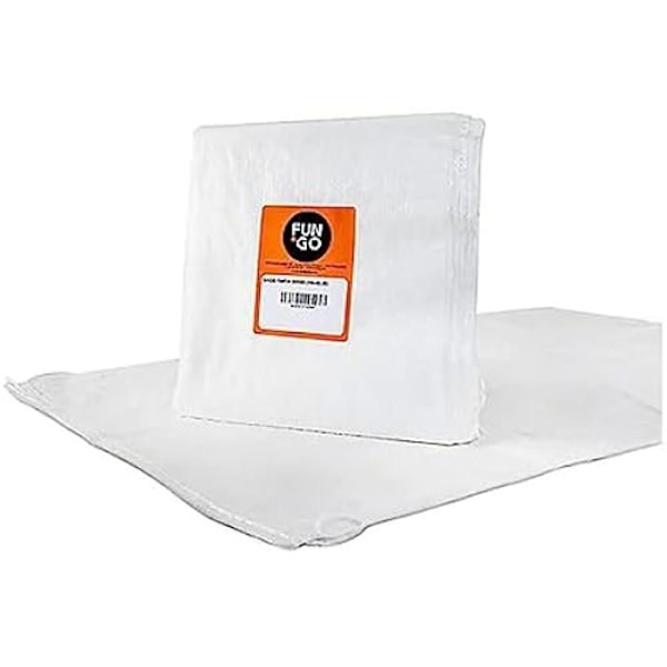 Handväska - FUN AND GO - Förpackning om 10 - 60 x 100 cm - Polypropen - Vit