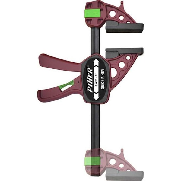 Snabbklämma - Piher - 52645 - 45 cm - Vändbar - Nylon och glasfiber