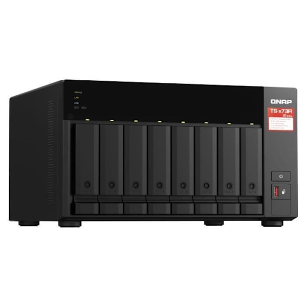 Lagerserver (NAS) - QNAP - TS-873A-8G - 2,5 GbE AMD Ryzen quad-core