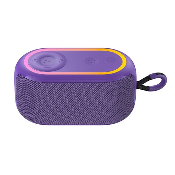 Bærbar Bluetooth-højttaler 5.3, RGB-lys, IPX5, TWS, TF, USB, FM, AUX - Havit (SK809BT) - Lilla