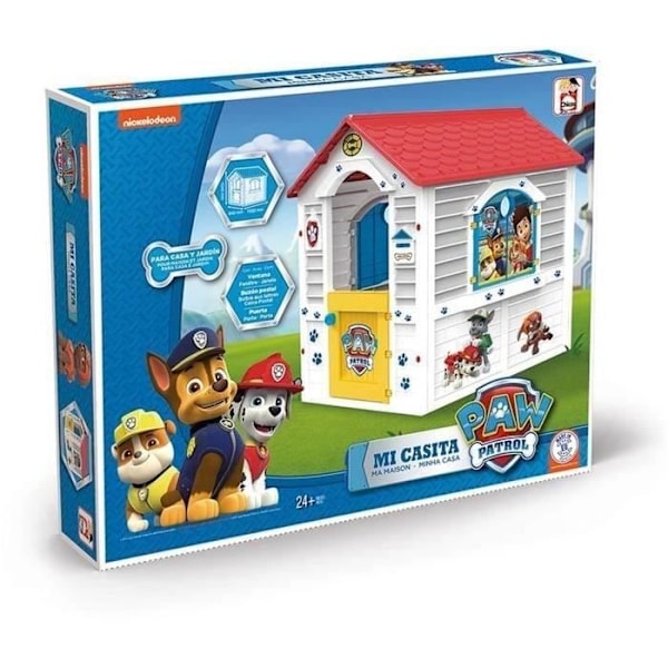 PAW PATROL Plast børnehus - Mål 84 x 103 x 104 cm Flerfärgad