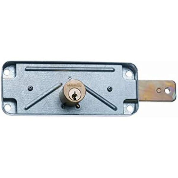 Lås - MCM - M55082 - Til oprullet metaldør - Med nøgle - Model 1511/av