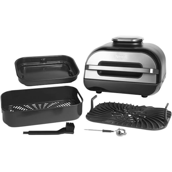 Grill NINJA - Foodi Max AG551EU - 6 tilberedningsprogrammer - Op til 260°C - Indbygget termometer - 2460W
