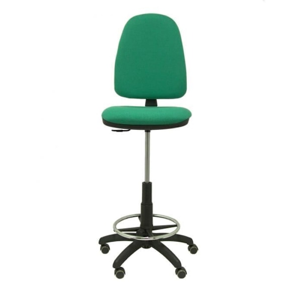 Ayna bali ergonominen jakkara parkettipyörillä - PIQUERAS Y CRESPO - Ayna Stool malli - Vihreä - Kangas