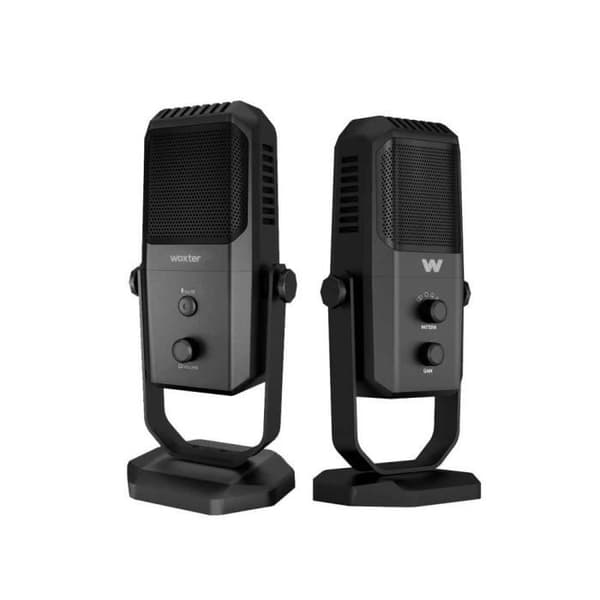 Kondensaattorimikrofoni - WOXTER - MIC STUDIO 100 PRO - Musta - Äänitys - USB Type C