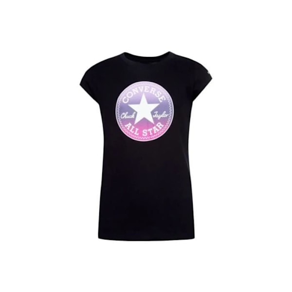 T-paita - CONVERSE - 4CD403-023 - Musta - Lyhyet hihat - Lapsi Svart M