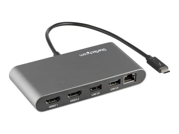 Dock USB - Startech - TB3DKM2HDL - HDMI 4K 60Hz - 2x USB-A - Thunderbolt 3