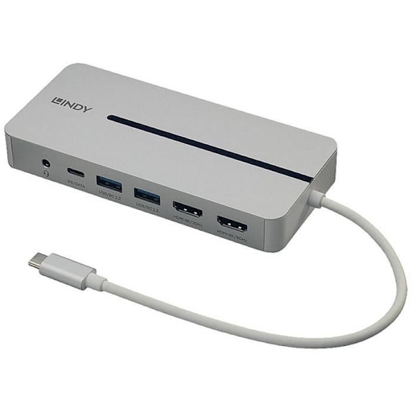 USB-C dockingstation - LINDY - 43360 - Universal - Premium - Kompatibel med PC og MacBook M1/M2