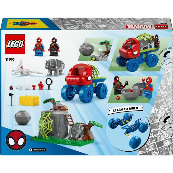 LEGO Marvel 11199 Team Spidey Dino Vehicle Rescue - Spidey og hans ekstraordinære venner Flerfärgad