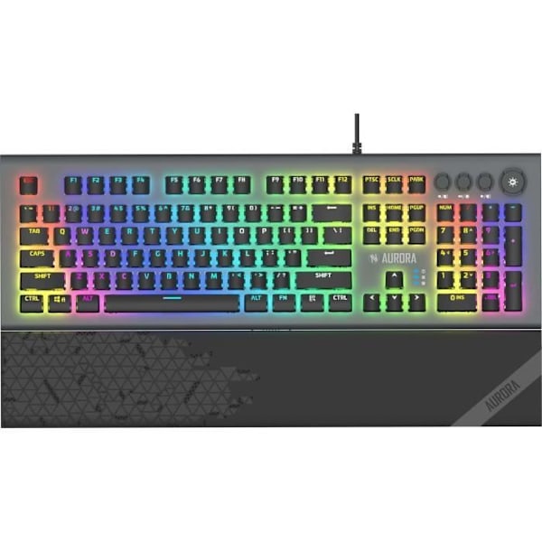 Peliklaviaturi - Ibox - Aurora K-5 - Mekaaninen - RGB-taustavalotus - Langaton