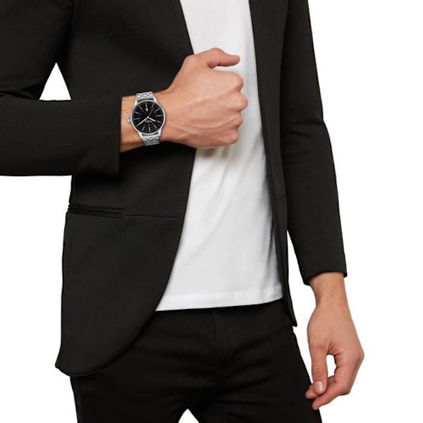 Ur - BREIL - Klassisk - 42mm - Kvarts - Stål - Sort Svart