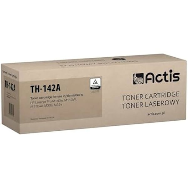Toner - ACTIS - TH-142A - Sort - Kompatibel - Dimensioner 10,5x11,5x30,5 cm