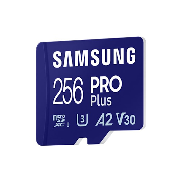 Samsung 256 Gt Pro Plus Micro SDXC -muistikortti (2023) jopa 180/130 MB/s