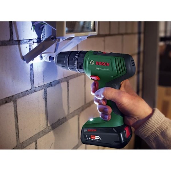 Perceuse Visseuse UniversalImpact 18V (1x1,5Ah/1x2,5Ah) + 46AC sæt + AL18V-20 i Systembox S Grön