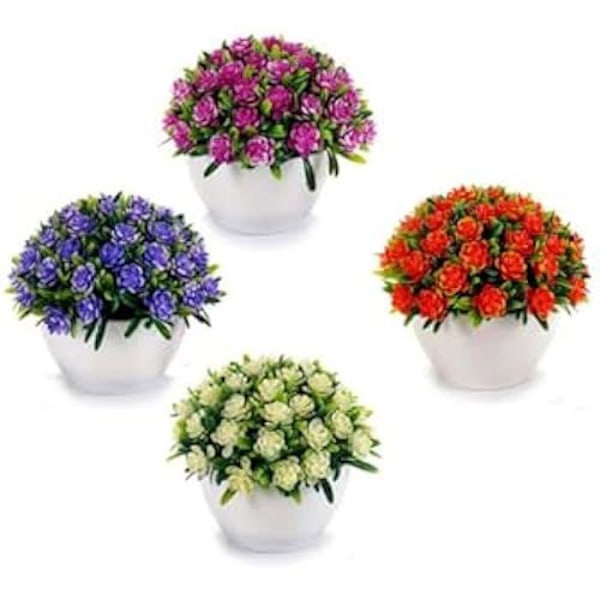 Blomma - IBERGARDEN - Standard - Flerfärgad - 37 x 47 x 14 cm - Konstgjorda blommor Flerfärgad