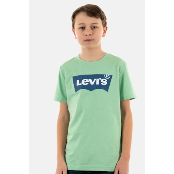 T-paita - Levis - Batwing - Vihreä - Lyhyet Hihat - 100% Puuvilla Grön 5 år