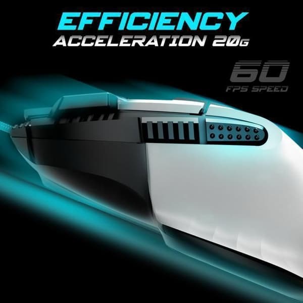 SOURIS PRO M5 ARTIC Vit och svart