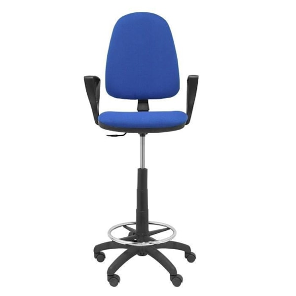 Piqueras y Crespo T04CP Ergonomisk pall - höjdjusterbar med blått fotstöd