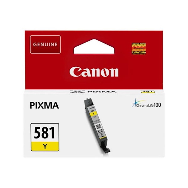 CANON Alkuperäinen mustesäiliö CLI-581Y - 5,6 ml - Keltainen