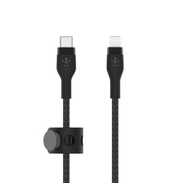 Belkin 2m USB-C/Lightning Tilslutningskabel - Sort