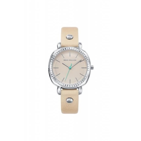 Dameur - Mark Maddox - MC0019-07 - Quartz - Analog - Beige Læder