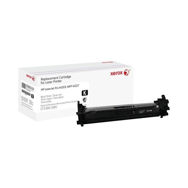 Tonerkassette - XEROX - CF230X - Sort - Høj kapacitet (XL) - Kompatibel med HP